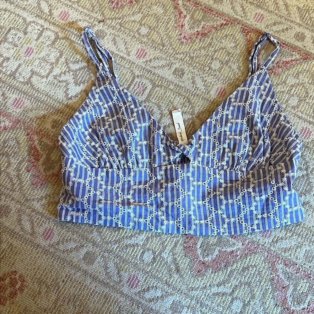 Purple crop top